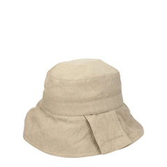 Jacquemus Beige Linen Bucket Hats - 60 cm|XL