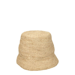 Jacquemus Beige Raffia Bucket Hat - 56 cm|XS