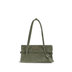 Jacquemus Bicolor Calf Leather Bos Taurus Shoulder Bag