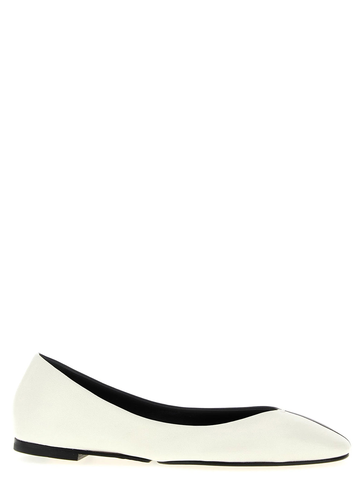 Baletní boty Jacquemus Bicolor z ovčí kůže