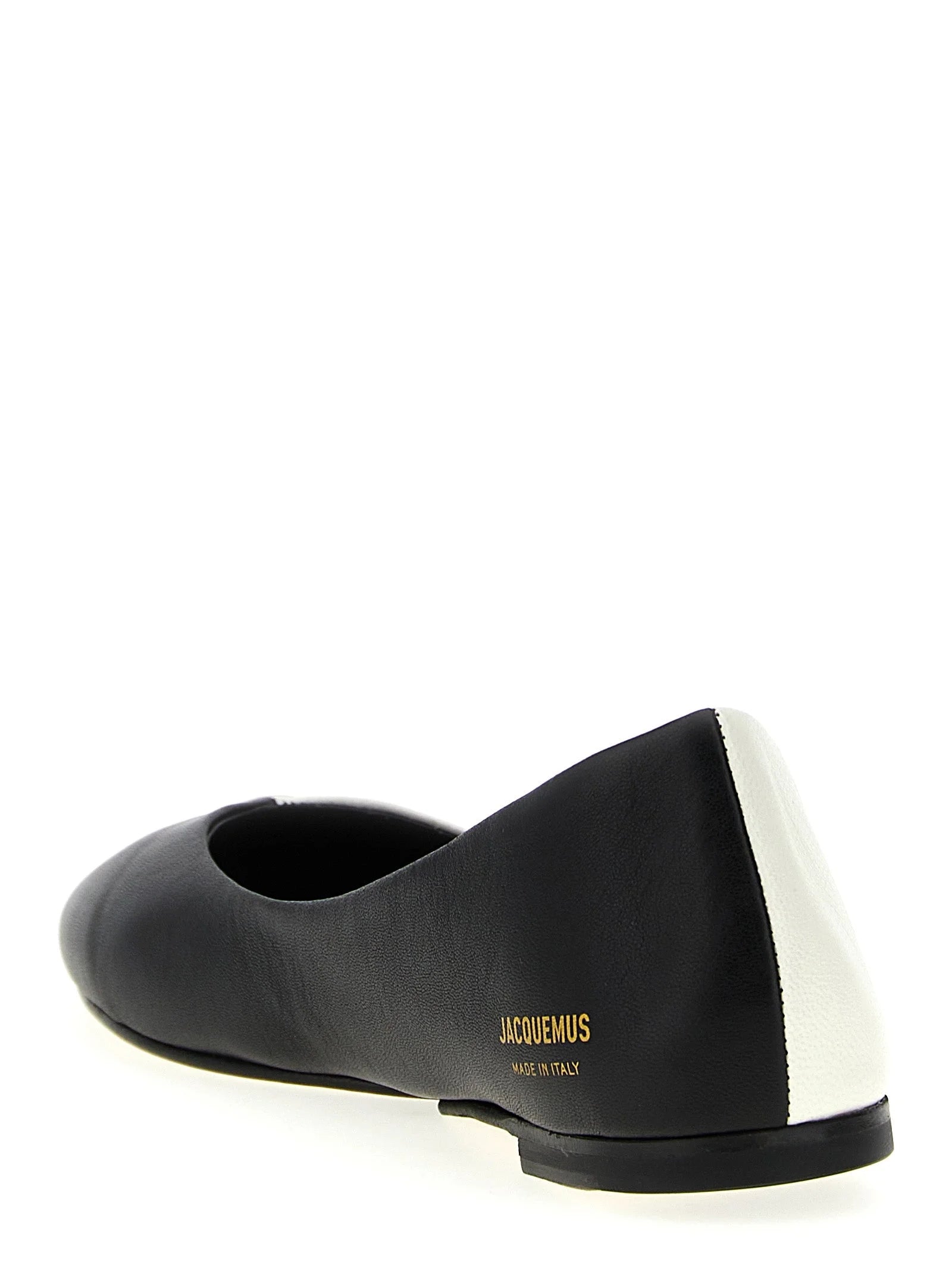 Baletní boty Jacquemus Bicolor z ovčí kůže