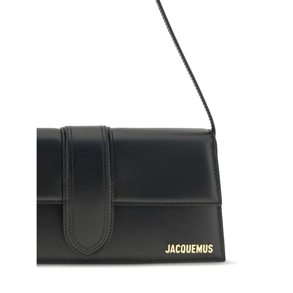 Jacquemus Black Calf Leather Bos Taurus Shoulder Bag