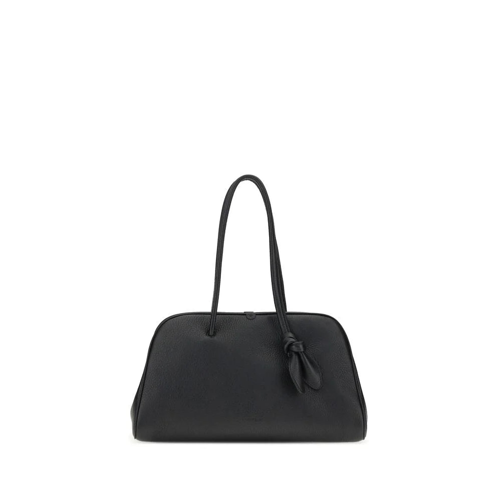Jacquemus Black Calf Leather Bos Taurus Shoulder Bag