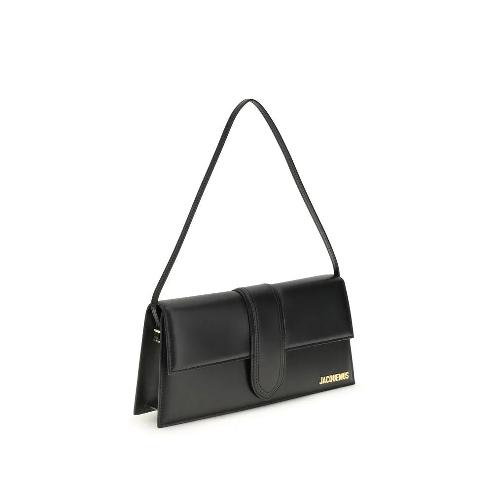 Jacquemus Black Calf Leather Bos Taurus Shoulder Bag