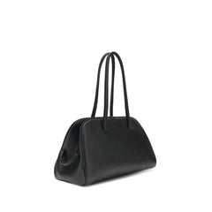 Jacquemus Black Calf Leather Bos Taurus Shoulder Bag