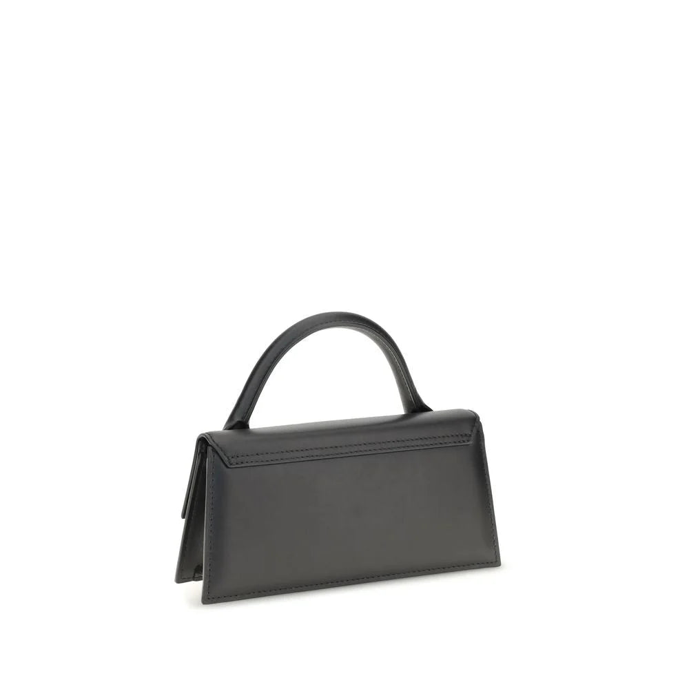 Bolsa de Ombro em Pele de Vitelo Bos Taurus Preta Jacquemus
