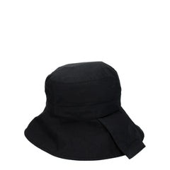 Jacquemus Black Cotton Bucket Hats - 58 cm|M