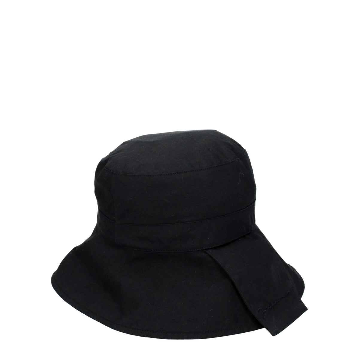 Jacquemus Black Cotton Bucket Hats - 58 cm|M - Bucket Hats
