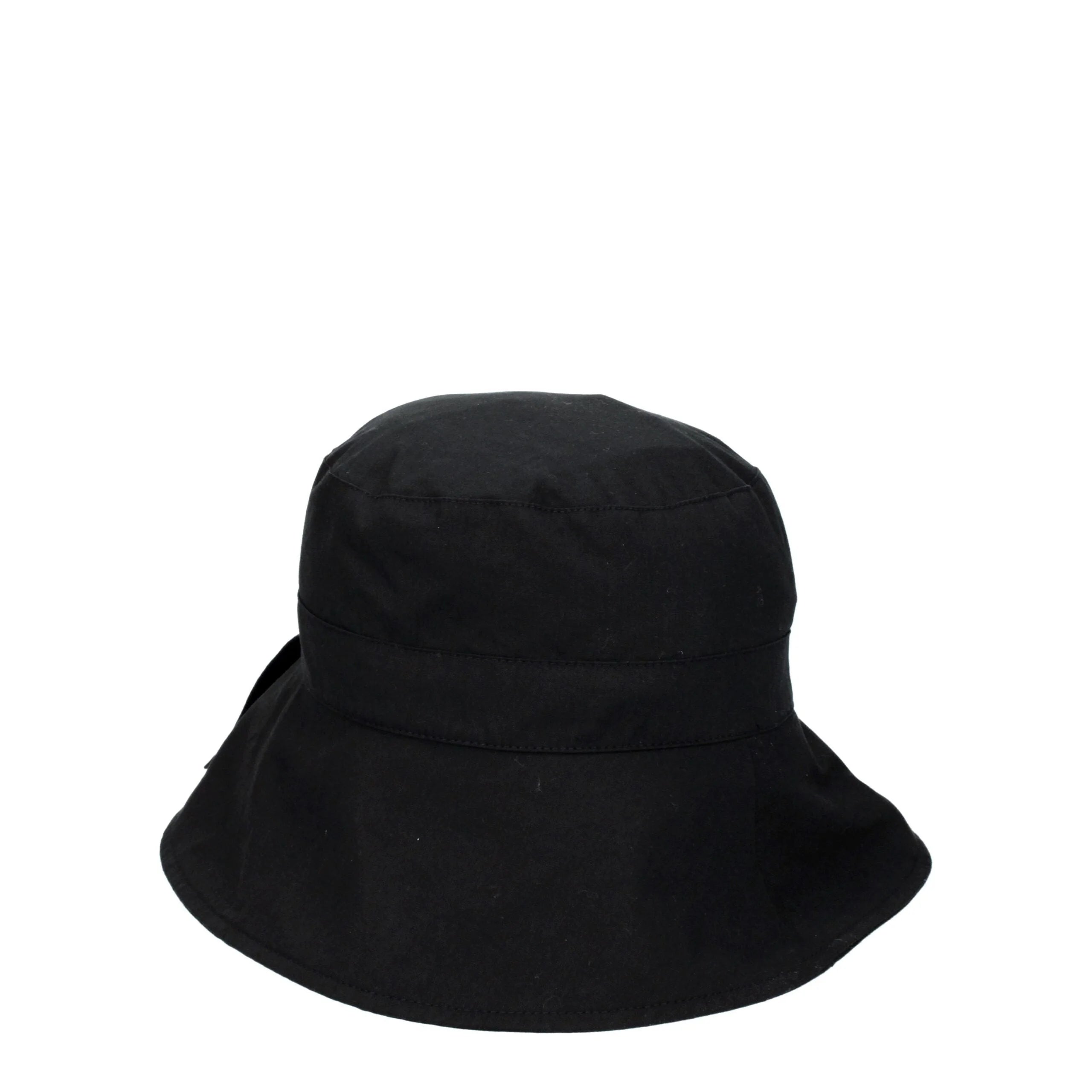 Jacquemus Black Cotton Bucket Hats - 58 cm|M - Bucket Hats