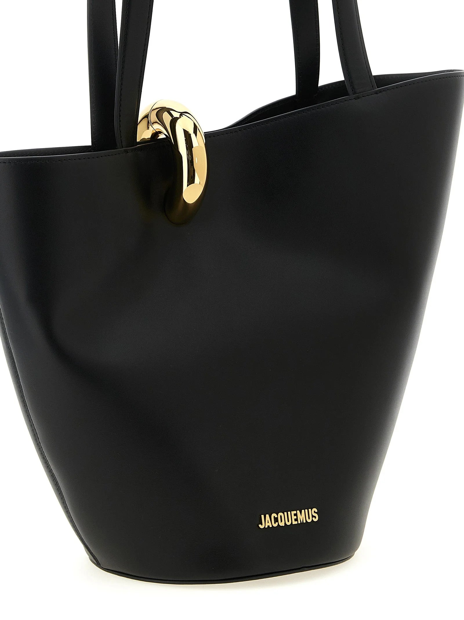 Jacquemus Black Cowhide Shoulder Bag