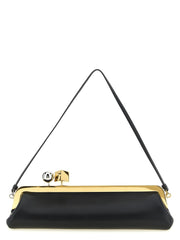 Jacquemus Black Lamb Leather Clutch Bag
