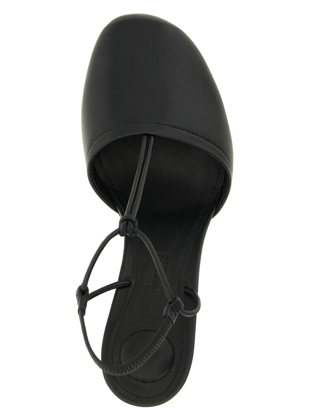 Jacquemus Black Lamb Leather High Heel Pumps