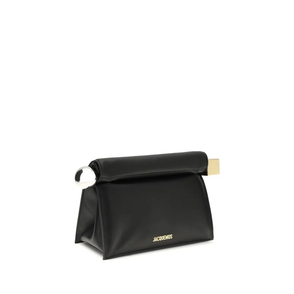 Jacquemus Black Lamb Ovis Aries Aries Clutch Bag