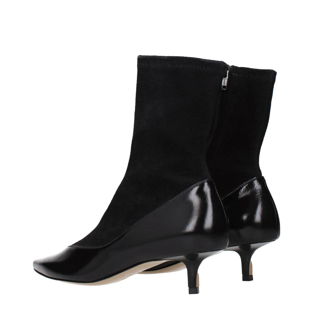 Jacquemus Black Leather Ankle Boots - EU36/US6