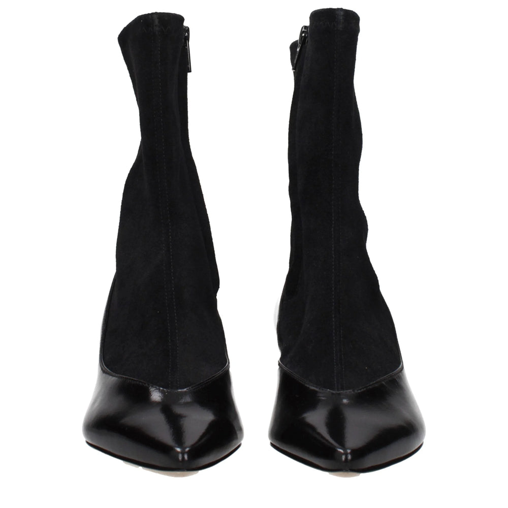 Jacquemus Black Leather Ankle Boots - EU36/US6