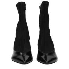 Jacquemus Black Leather Ankle Boots - EU36/US6