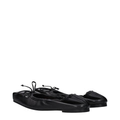 Jacquemus Black Leather Ballet Flats - EU36/US6