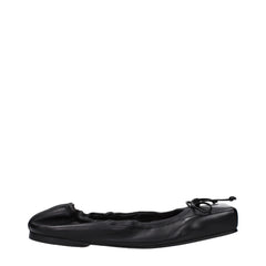 Jacquemus Black Leather Ballet Flats - EU36/US6