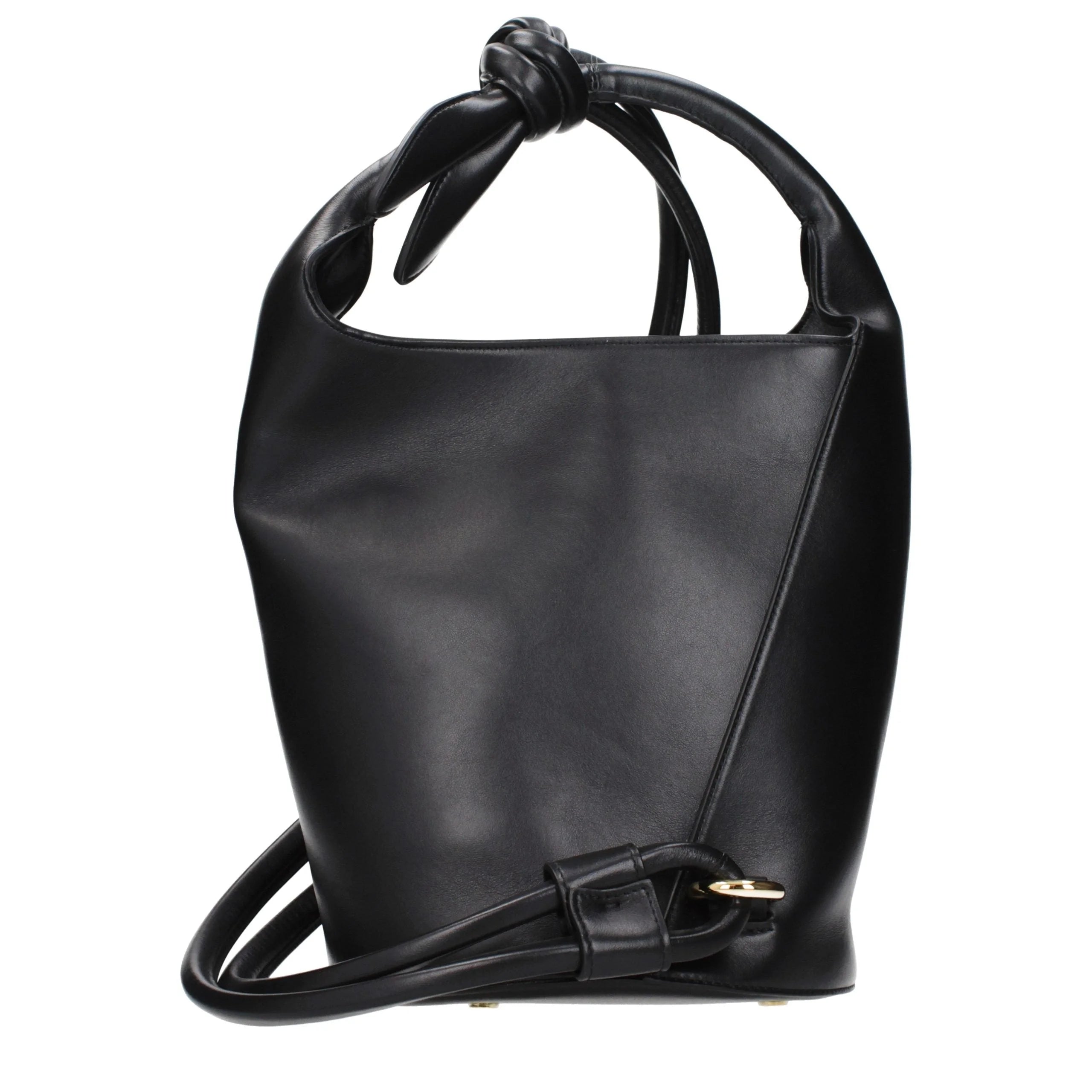 Jacquemus Black Leather Crossbody Bag
