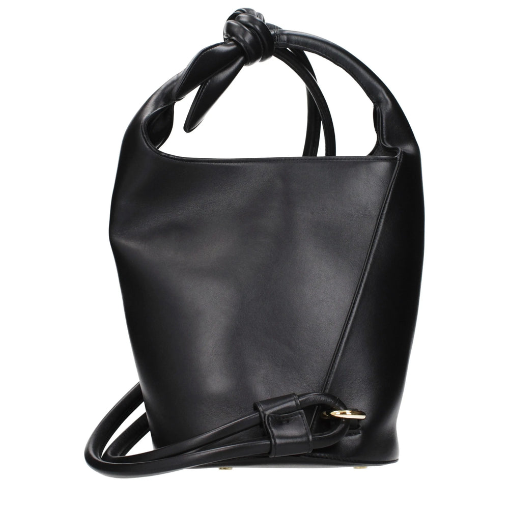 Jacquemus Black Leather Crossbody Bag