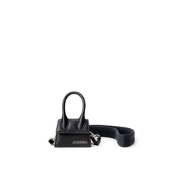 Jacquemus Black Leather Handbag - Cross Body Bags