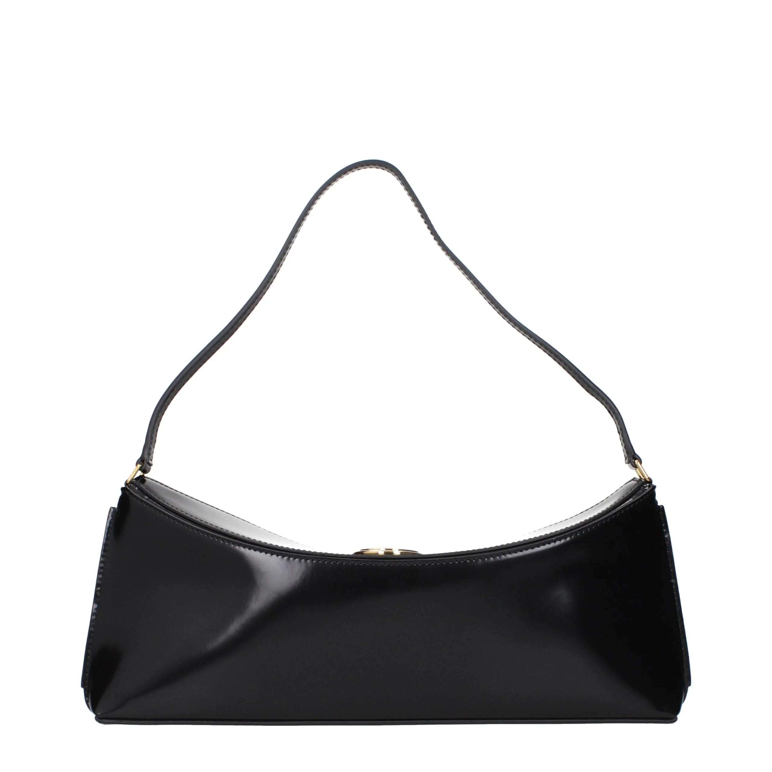 Jacquemus Black Leather Shoulder Bag