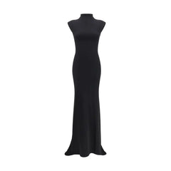 Jacquemus Black Long Alba Dress - S - Dresses