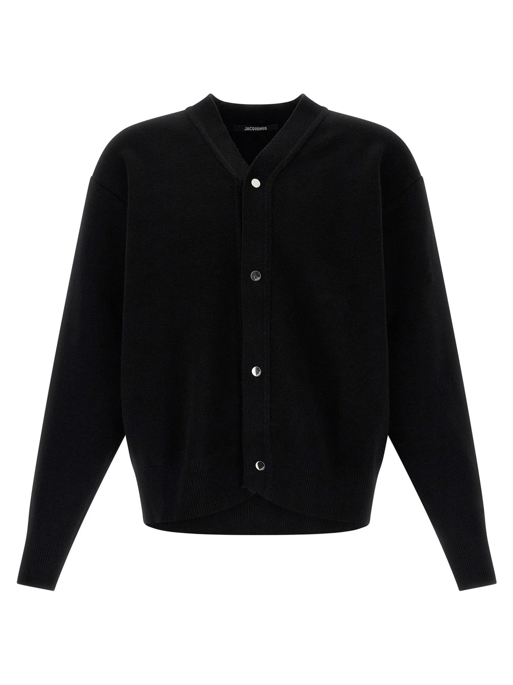 Jacquemus Black Merino Wool Cardigan