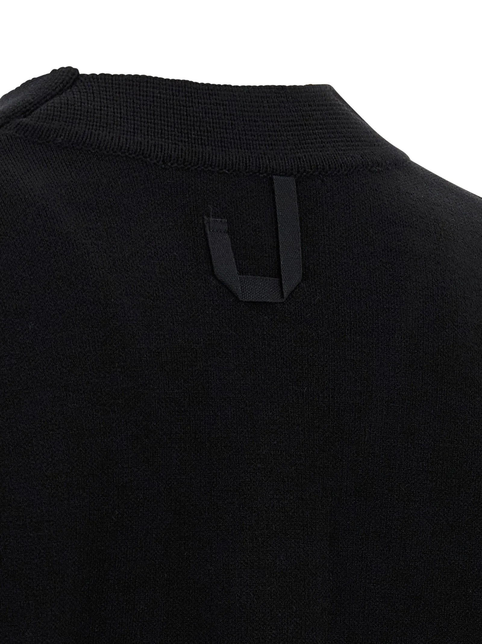 Jacquemus Black Merino Wool Cardigan