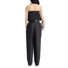 Jacquemus Black Silk Flared Pants - 40