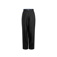 Jacquemus Black Silk Flared Pants - 40
