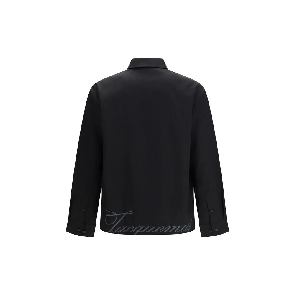 Jacquemus Black Wool Oves Aries Shirt - IT48 | M