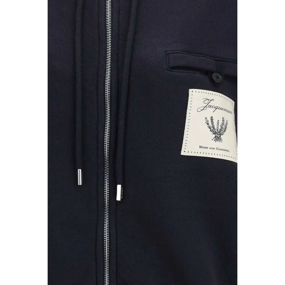 Jacquemus Blue Cotton Sweatshirt - M