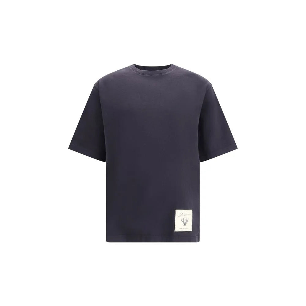Jacquemus Blue Cotton T-Shirt