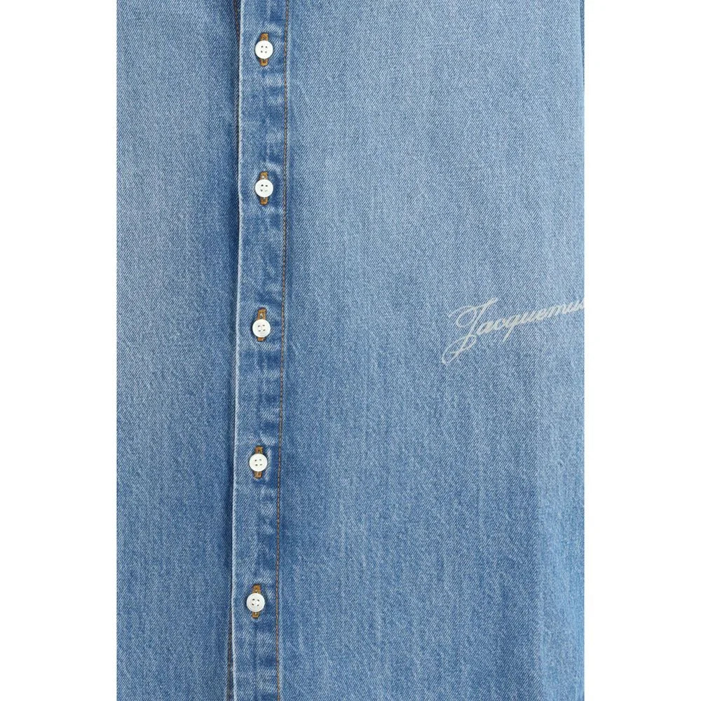 Jacquemus Blue Denim Shirt