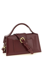 Jacquemus Bordeaux Calfskin Handbag