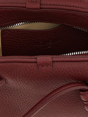 Jacquemus Bordeaux Calfskin Handbag