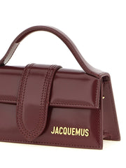 Jacquemus Bordeaux Calfskin Handbag