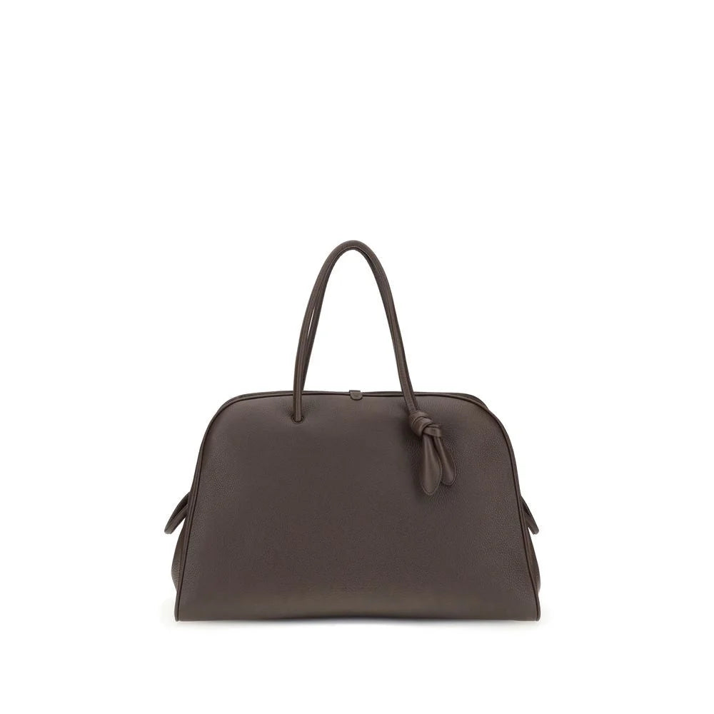 Jacquemus Brown Calf Leather Bos Taurus Handbag