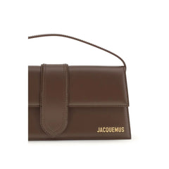 Jacquemus Brown Calf Leather Bos Taurus Shoulder Bag