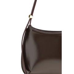 Jacquemus Brown Calf Leather Bos Taurus Shoulder Bag - Shoulder Bags