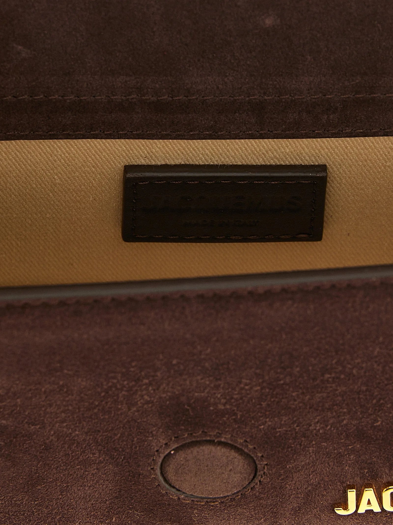 Jacquemus Brown Calfskin Handbag