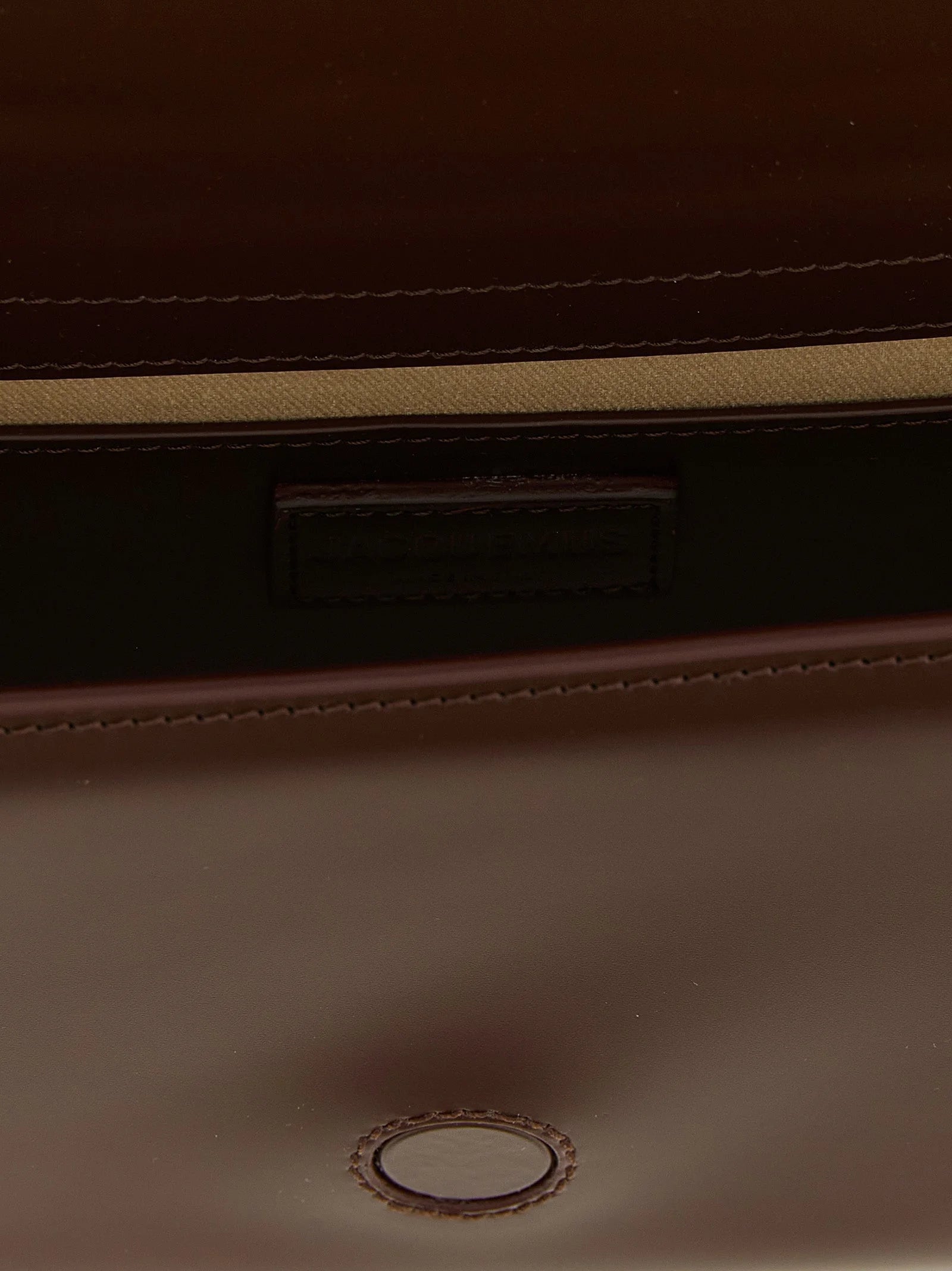 Jacquemus Brown Calfskin Handbag