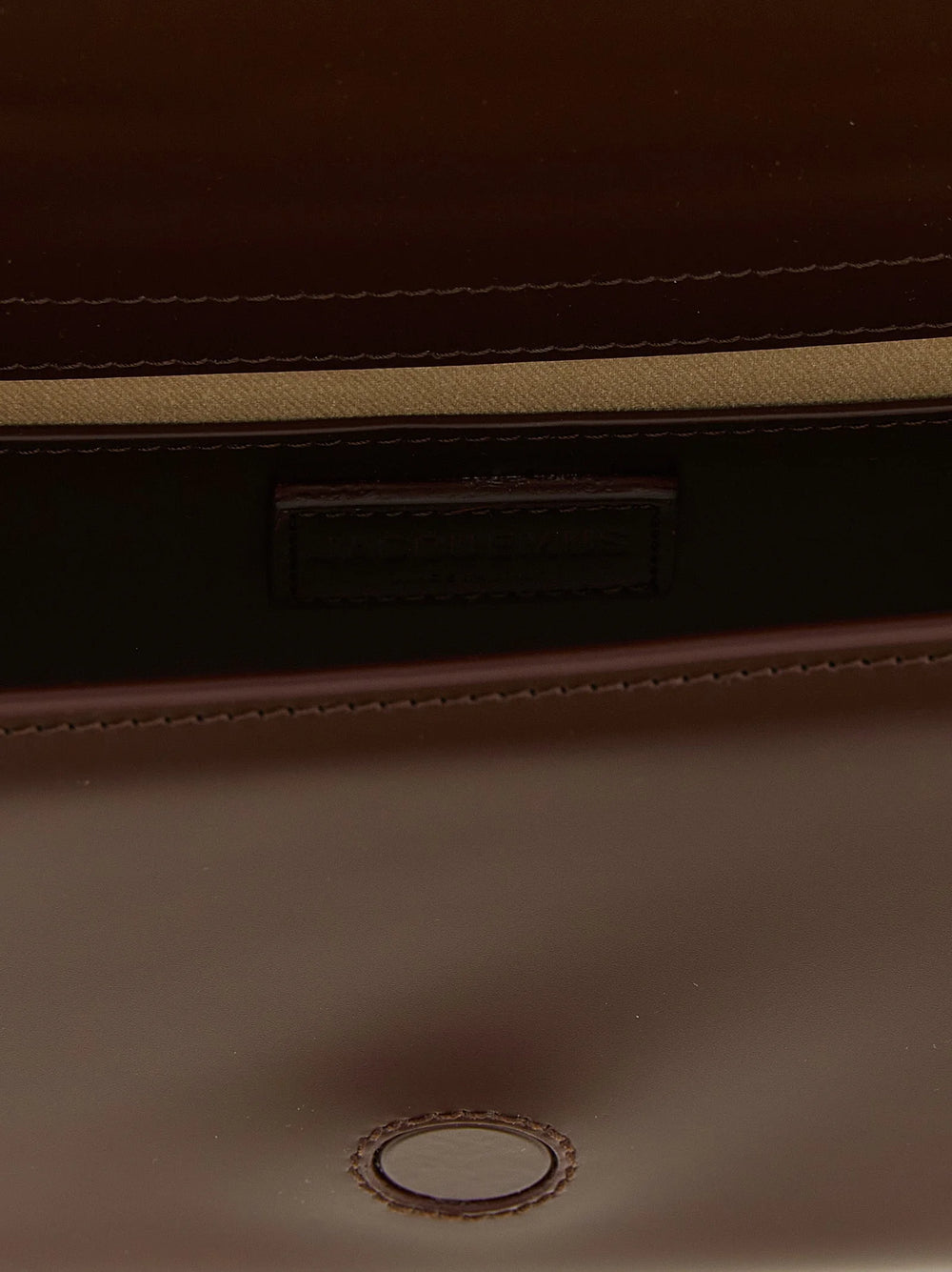 Jacquemus Brown Calfskin Handbag