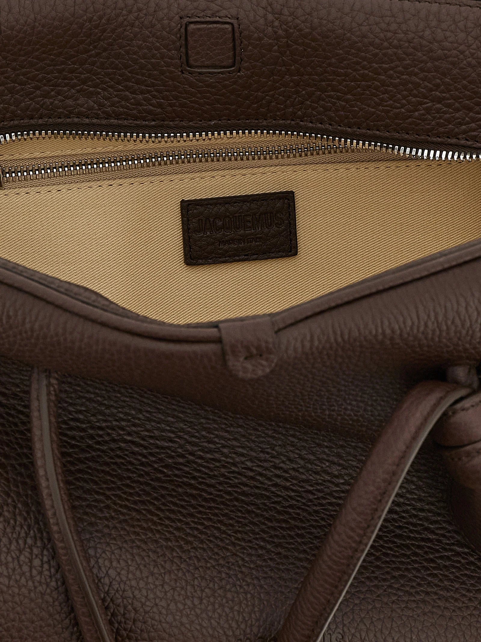 Jacquemus Brown Calfskin Shoulder Bag
