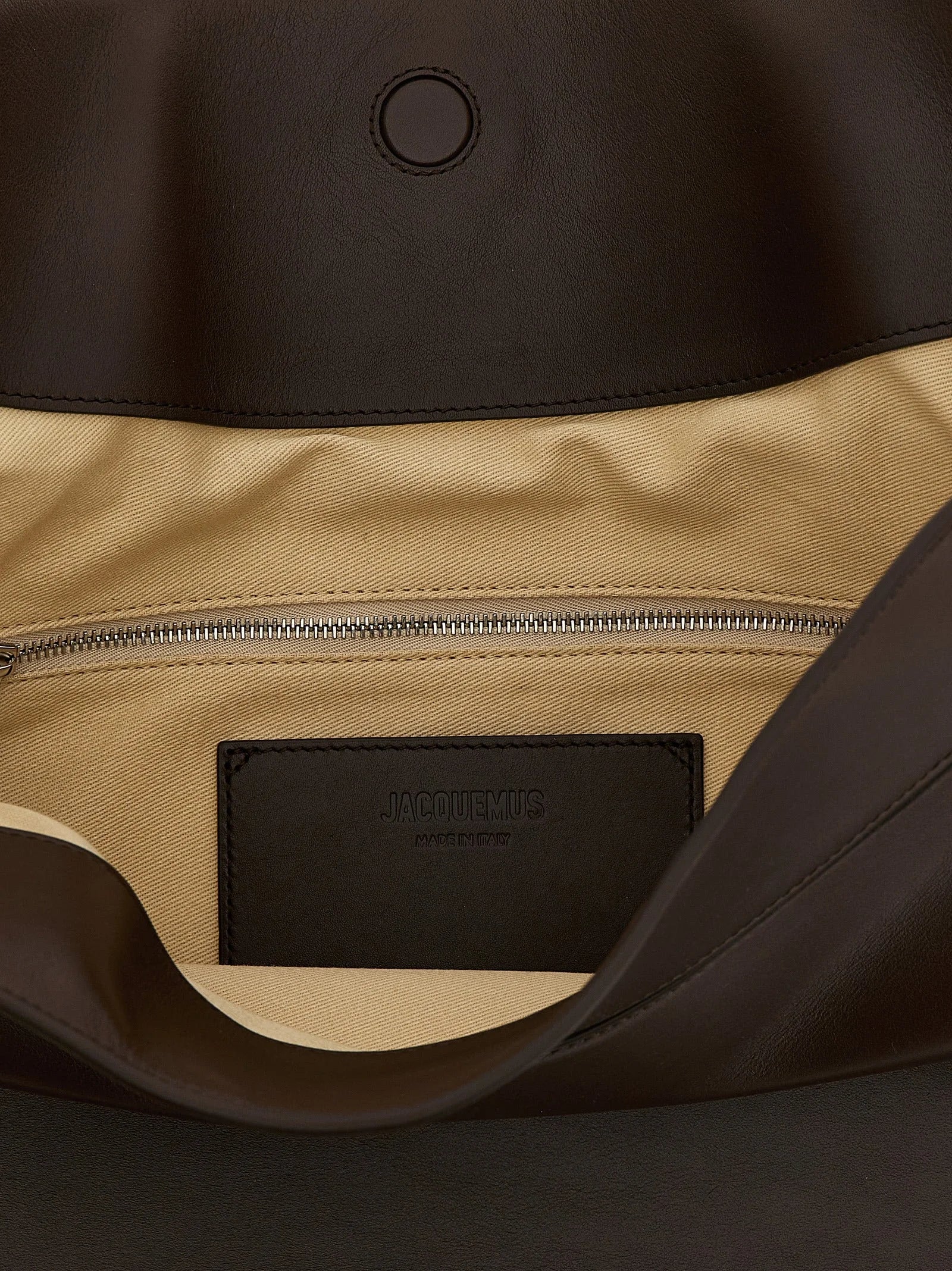 Jacquemus Brown Calfskin Shoulder Bag