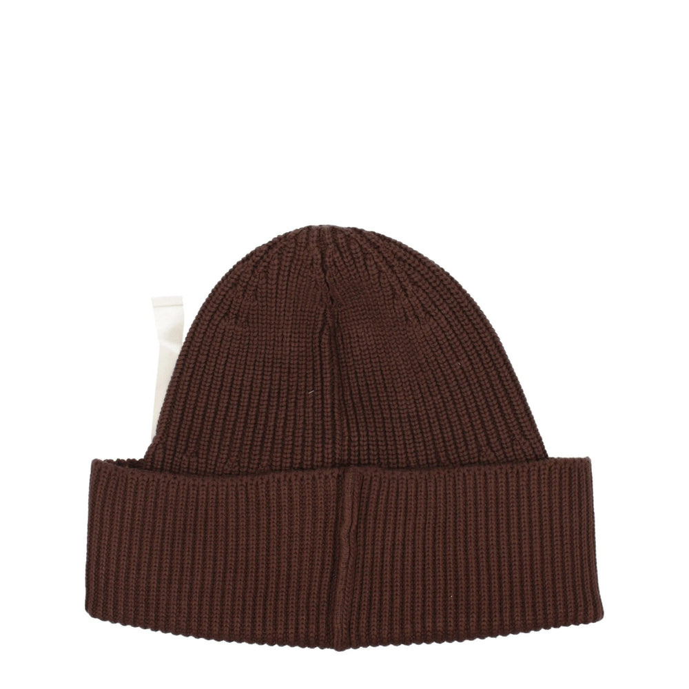 Jacquemus Brown Cotton Beanie - UNI