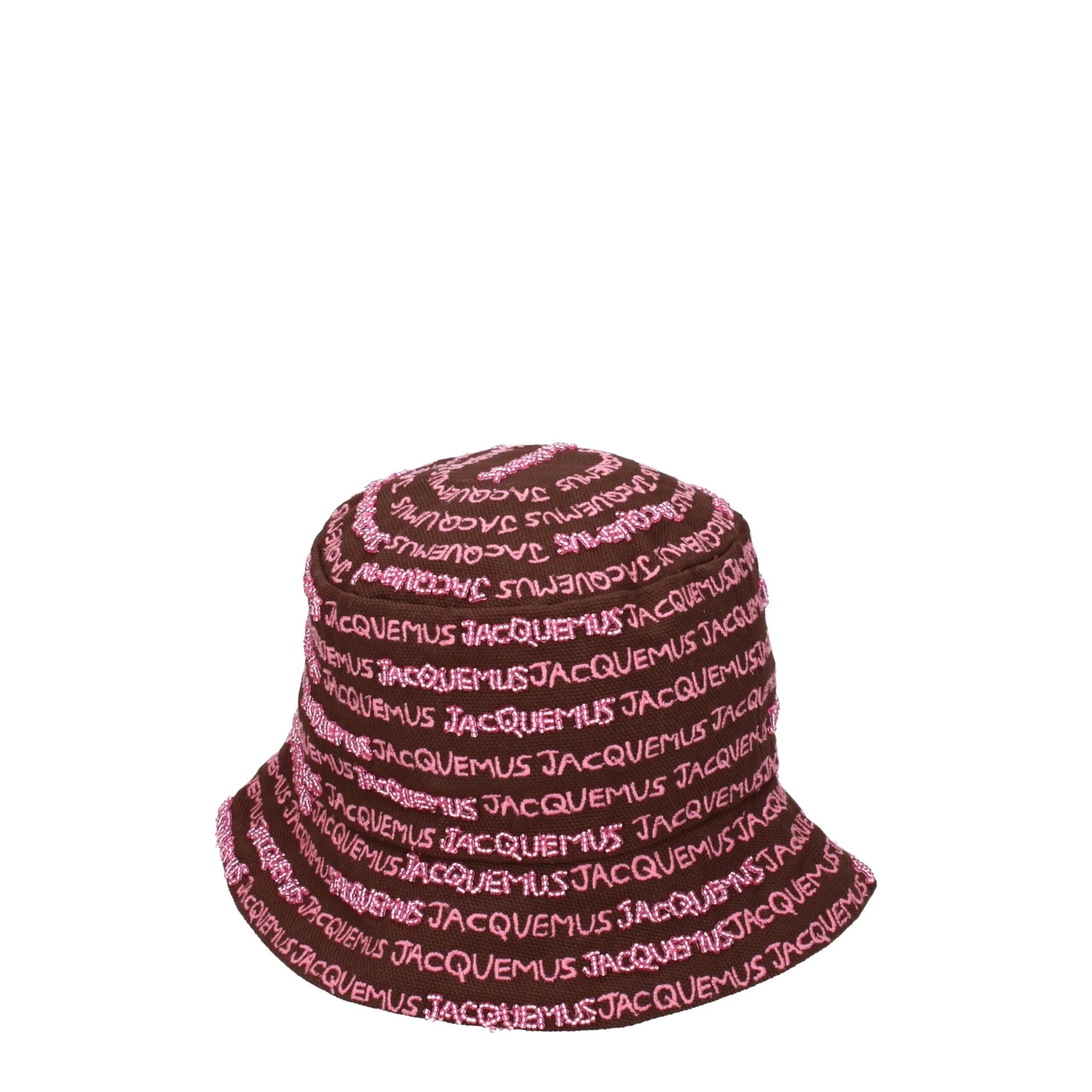 Jacquemus Brown Cotton Bucket Hats - 56 cm|XS