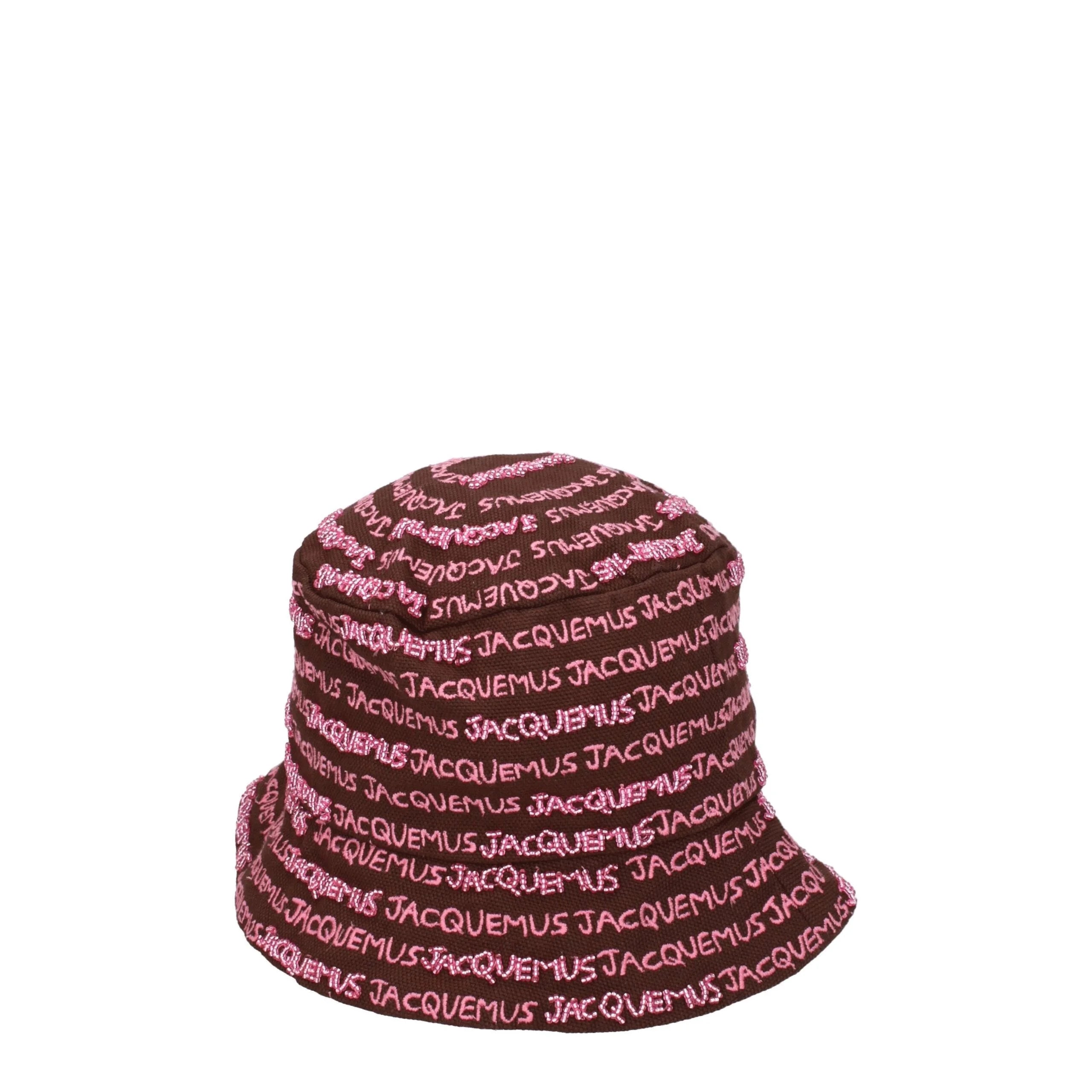 Jacquemus Brown Cotton Bucket Hats - 56 cm|XS