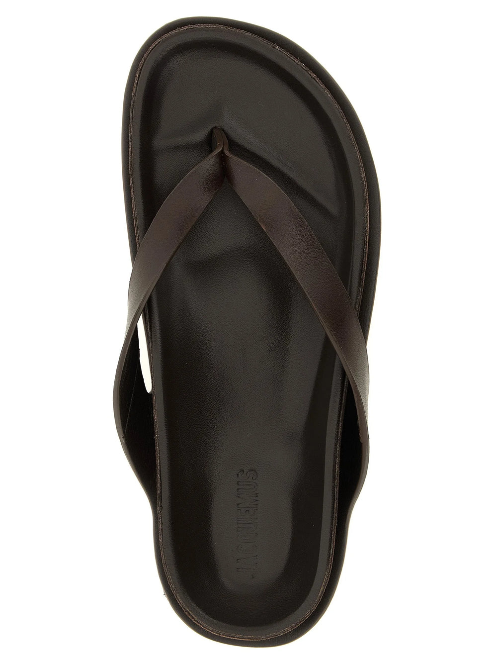 Jacquemus Brown Cowhide Slides - EU40/US10